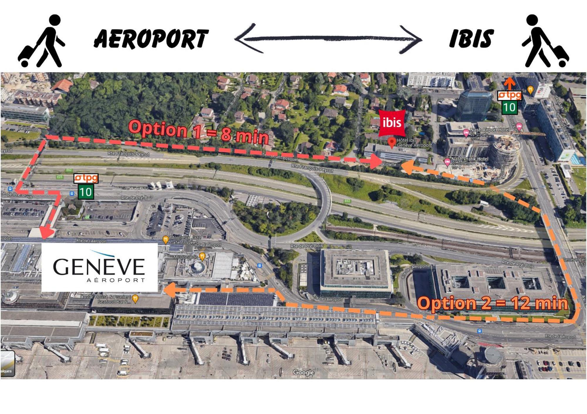 Ibis Geneve Aeroport Hotel Bagian luar foto